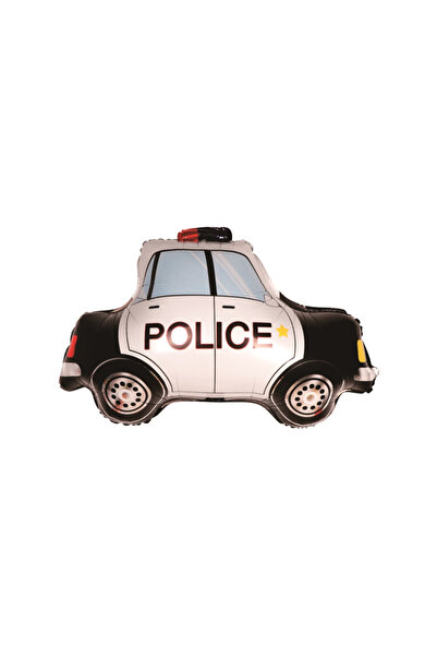 Mirific Party Balon petrecere, folie metalică multicoloră, 69×59 cm, mașină de poliție