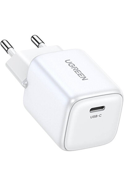 Ugreen Charger 15324 Nexode mini, USB-C, PD3.0, QC4.0, GaN, 20W (white)