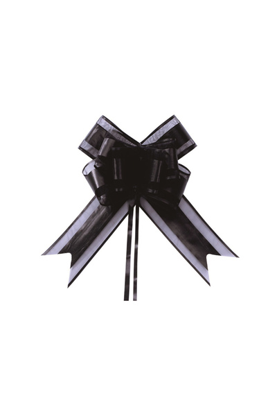 Mirific Party Black gift ribbon, 75x5 cm, 10 pcs