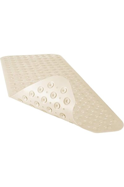 SULFAR Non-slip bathtub mat with adhesive bases and drainage holes - Sulfar, 40 × 16 in, Beige