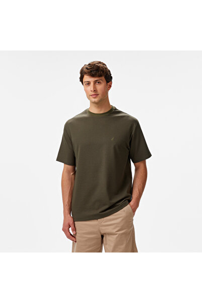 Nautica Erkek Yeşil Comfort Fit T-Shirt