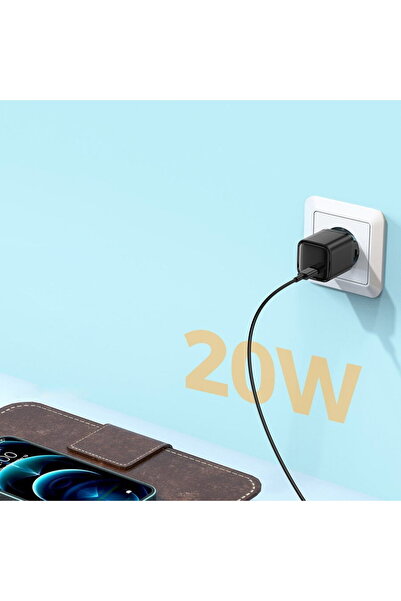 Joyroom L-P202, Negru, 1xUSB-C, 20W, AFC, PD, Quick Charge 3.0
