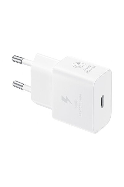 Samsung 25W, port USB Type-C, fără cablu, Alb