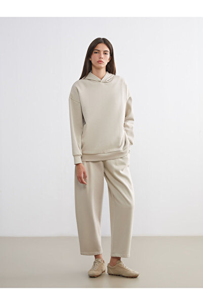 LC Waikiki Women's Thick Sweatpants with Elastic Waist