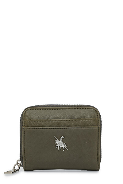 David Jones Women's Small Wallet & Card Holder, Soft Leather Portfolio Zippered Wallet with Coin Compartment