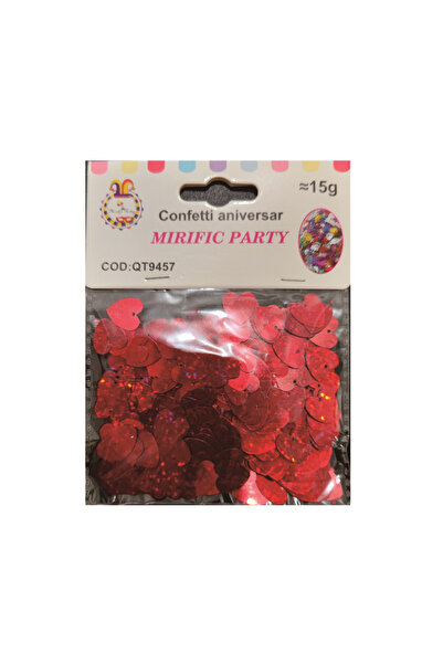 Mirific Party Confeti cu inimă roșie, PPQT9457