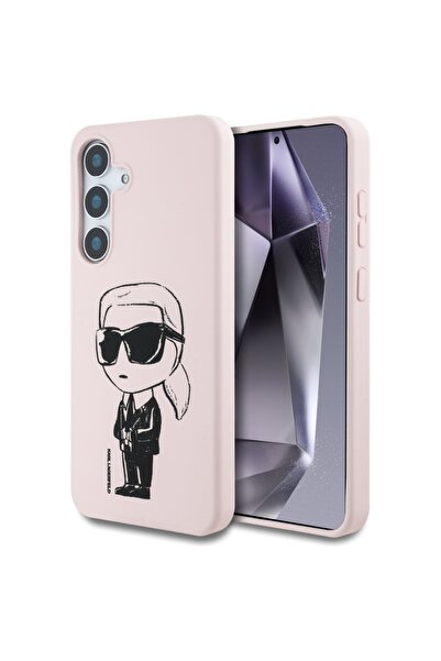 Karl Lagerfeld Carcasă pentru Samsung Galaxy S25, silicon MagSafe, roz