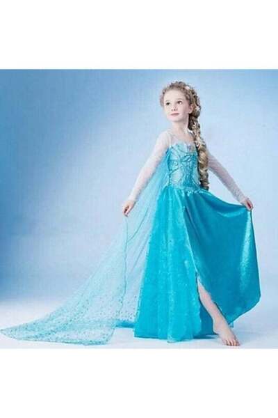 Toybox Princess Elsa Dress Frozen Costume for Girls Large Size 130cm