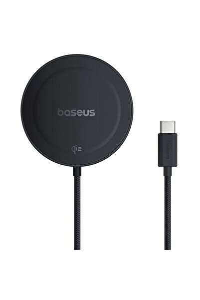 Baseus Wireless Charger with Universal Stand Qi2 15W Type-C 1m Black