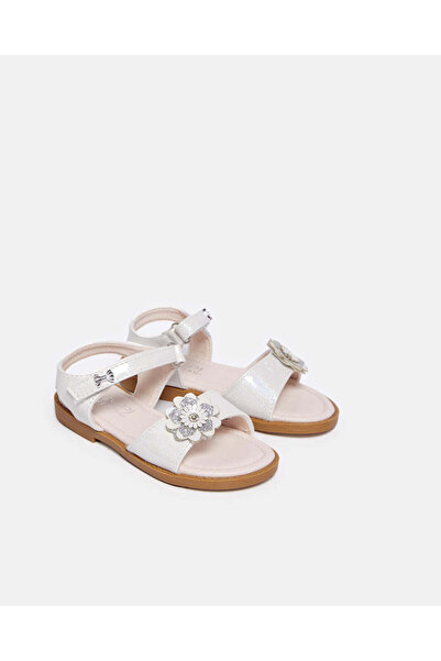 REDTAG Infant Girls White Embellished Sandal