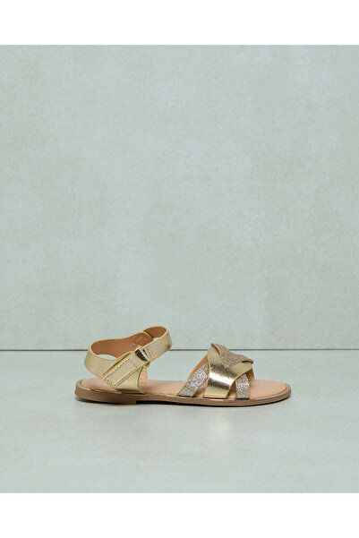 REDTAG صندل ذهبي لامع للبنات