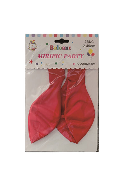 Mirific Party Party latex balloon, red, 45 cm, 2 pcs