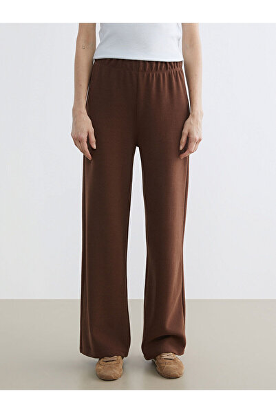 LC Waikiki Women's Wide Leg Sweatpants with Elastic Waist