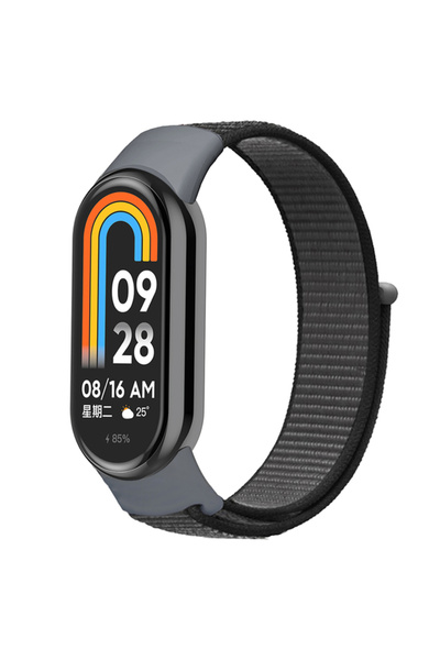 PHN MAG Textile Fitness Strap for Xiaomi Mi Band 8/9/10 (PHN Mag) — Gray