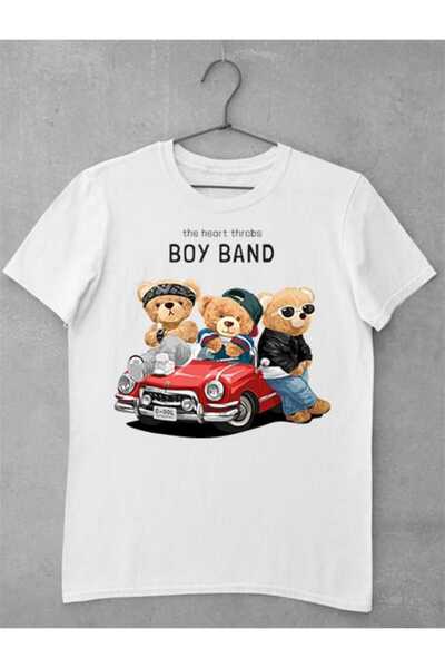 GRIZZLY SHOP.RO Tricou Femei Teddy Bear - Boy Band