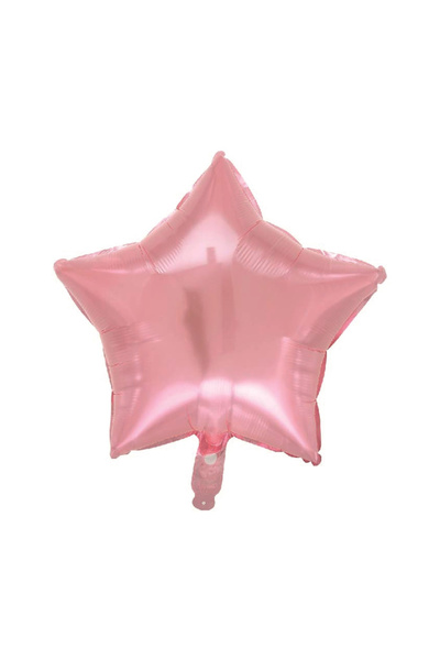 Mirific Party Balon petrecere, folie metalică transparentă roz, 45 cm, stea