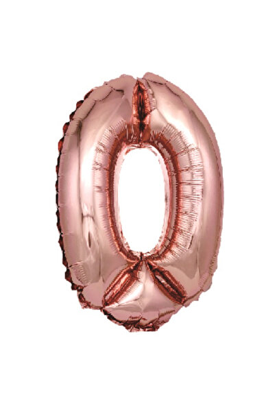 Mirific Party Balon petrecere, folie metalică roz, 40 cm, numărul 0
