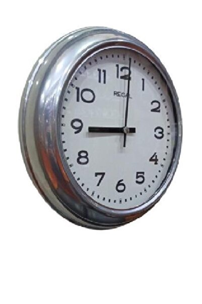 Regal 4290 Sw Special Series Metal Case Silent Second Wall Clock