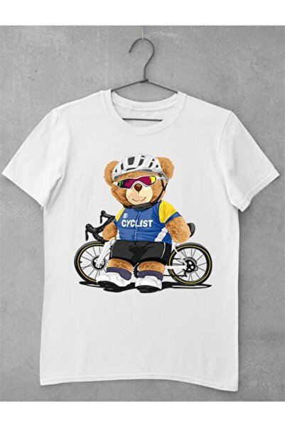 GRIZZLY SHOP.RO Tricou Femei Teddy Bear - Biciclist
