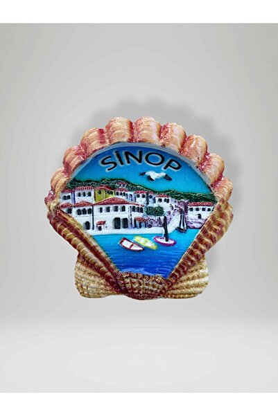 Mundy SİNOP Temalı Kabartmalı Polyester Magnet Buzdolabı Süsü (kod:956) 6,5cm...
