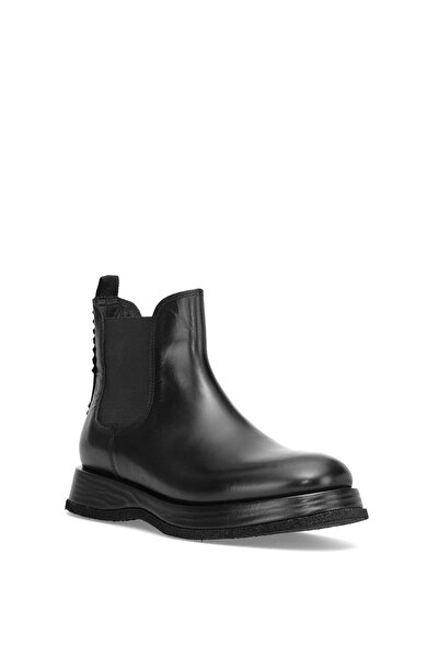 MARCOMEN 22327 Men's Genuine Leather Elastic Thick Sole Chelsea Boots