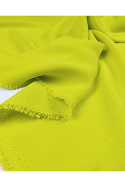 Kumaş Parça Креп зеленого кольору (ширина 140 см x довжина 130 см)