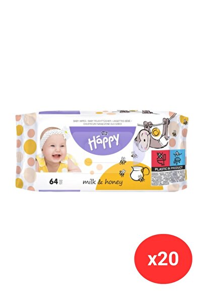 HAPPY FAMILY BABY Bella Baby Happy Milk & Honey, 64 buc, Bella Baby x20