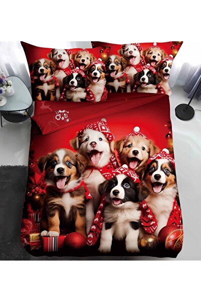 naniland.ro Christmas bed linen for one person 4 pieces Snowlight CR067