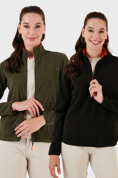 Lela Slim Fit Soft Textured Anti-Pilling Non-Pilling 2-Pack Fleece Polar 590700200S2