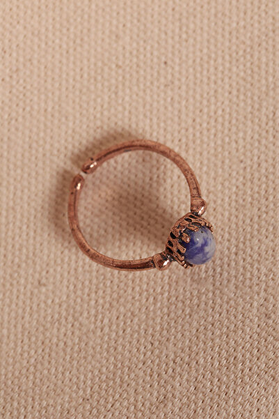 Süspüs Accessories Sodalite Adjustable Authentic Copper Ring