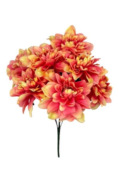 Nettenevime Artificial Flower Pink Dark 7 Star Flower Bunch 40*30cm