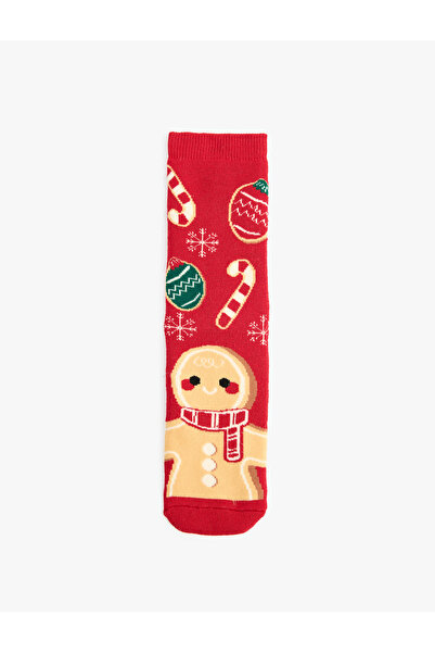 Koton Christmas Themed Cotton Thick Socks