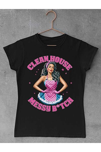 GRIZZLY SHOP.RO Tricou Femei Messy Clean House