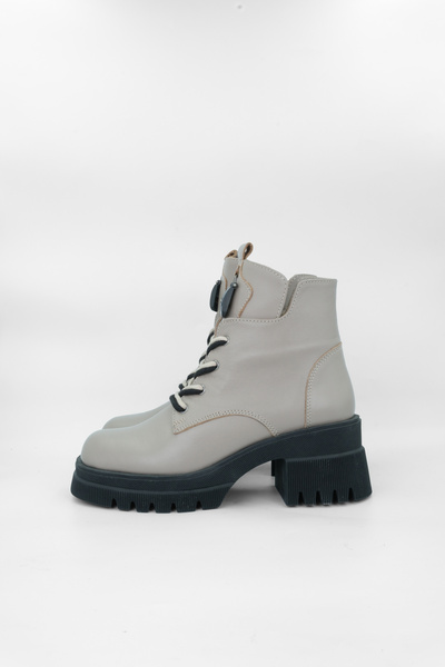 MEDUSA SHOES Hakiki Deri Çanta Toka Detaylı Bot