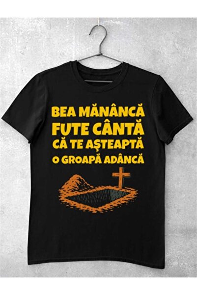 GRIZZLY SHOP.RO Tricou Femei Bea Mănâncă Fute Cântă