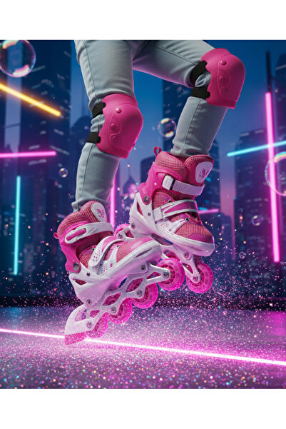 WORKPASAJ 4 TEKERLİ ÇOCUK PATENİ KIZ ÇOCUK ERKEK ÇOCUK PATENİ (S BEDEN 31-34 ...