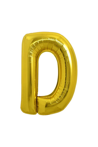 SDEPOT Balon folie metalică ®, litera D, auriu, 40 cm
