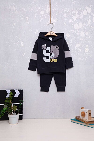 JNF kids Baby Boy & Child Hooded Two-Piece Set