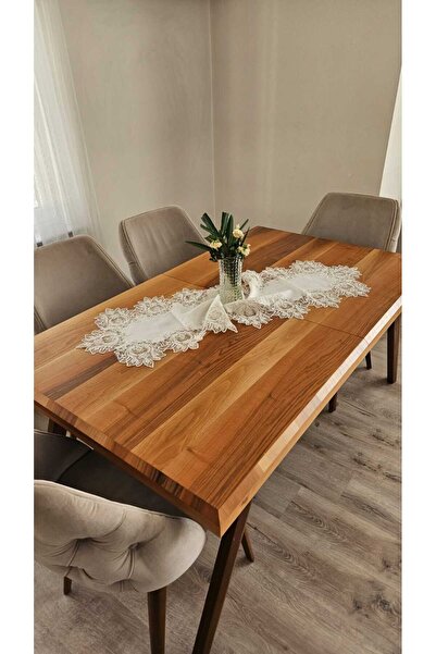 BRL ÇEYİZ HOME عداء فاخر من الكتان الفرنسي من الدانتيل Gardeya