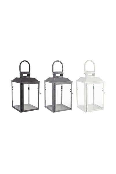 Bizzotto Felinar metal-sticlă 14x13x23.5 cm