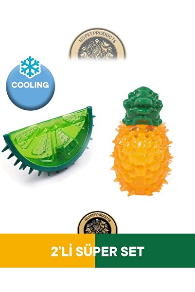 M-PETS كريم تبريد للكلاب بنكهة الليمون والأناناس - عبوة من قطعتين