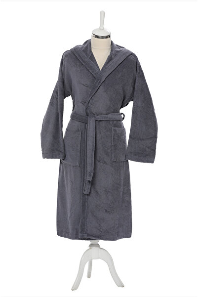 Özdilek Класичний халат сірий з капюшоном (XL)