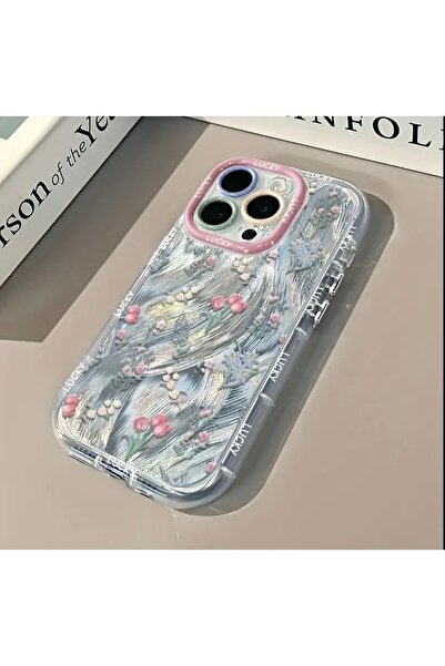 MİRAZ TASARIM Iphone 16 pro blossom patterned shine impact protective case