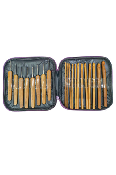 Gerenic Wooden crochet hook set