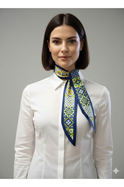 tarzınısec Mediterranean Foulard Bandana – Estascarf 100X6.5 cm