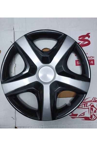 Universal 14"inç Çift Renk Jant Kapağı 4'lü Takım