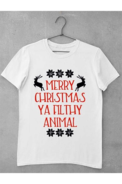 GRIZZLY SHOP.RO Tricou Femei Merry Christmas You Filthy Animal