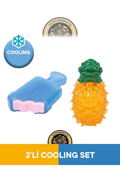 M-PETS فريسكو المبرد ودودة التبريد على شكل أناناس قابلة للتجميد لتهدئة أسنان ...