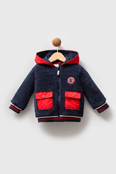 U.S. Polo Assn. 6-36 Months Licensed U.S. Polo Assn. Baby Boy Coat-Navy Blue