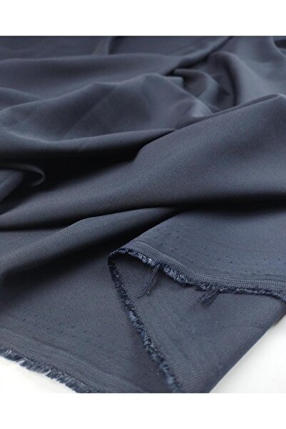 Kumaş Parça Gabardină creponată în culoarea bleumarin închis între din materi...